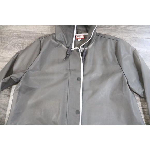 HUNTER play transparent, waterproof, CLEAR Charcoal raincoat, jacket, size XL - Picture 3 of 8